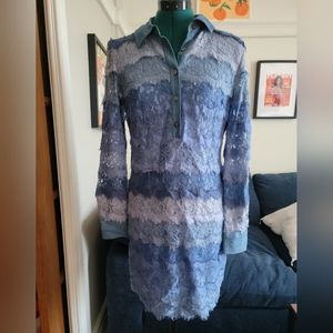diane von furstenberg blue dress